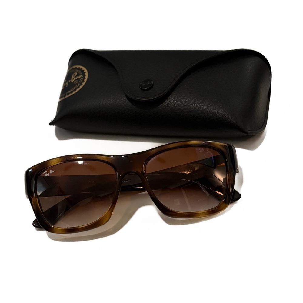 Ray-Ban RB4194 710/85 Brown Gradient Square Sunglasses with Case - Picture 6 of 6